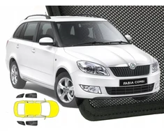 Skoda Fabia Ii kombi saulės užuolaidos