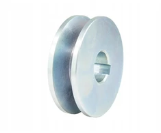 Skriemulys vienam V formos diržui 1x 13 mm Ha | fi 60 mm, skylė 22 mm