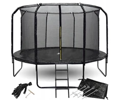 SkyFlyer sodo trampolinas + kopėčios 12FT 366cm