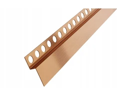 Šlaitinė sieninė juosta varinė matinė kairė 120cm