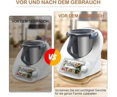 Slankiojanti lentelė Thermomix Tm6 Tm5, bambukinė greito perkėlimo slankiojanti lentelė Thermomix Vorwerk maisto kombainui Tm6 priedai, riedėjimo lentelė Thermomix Tm6 Tm5 pagrindo lentelė riedėjimo lentelė