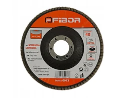 Šlifavimo diskas Fibor 125mm, 40 lapelių