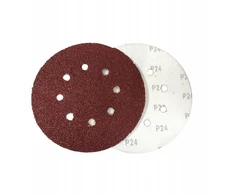 Šlifavimo popierius diskai su velcro 180mm Gr24 10vnt skylės