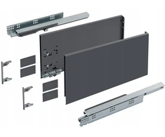 Slim Box aukštas stalčius sb14 hd-3d h-238mm l-450mm 3d reguliavimas antr. Amix