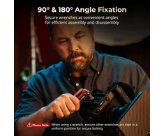 Smallrig x Film Riot 10-in-1 sulankstomas įrankių rinkinys su atsuktuvais ir šešiabriauniais raktais, daugiakampė padėtis, nešiojamas ir kompaktiškas dizainas (raudonas) - 4813