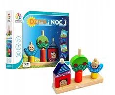 Smart Games Loginis žaidimas Diena Ir Naktis mediniai kaladėlės galvosūkis