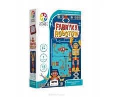 Smart Games Robotų Fabrikas vaikams kelioninis spalvingas