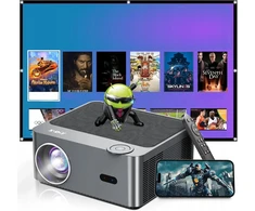 Smart Lcd projektorius Android 4k Netflix Youtube 1080p 500ansi automatinis fokusavimas