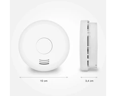 Smartwares dūmų detektorius - q seal 10 metų baterija su vds ženklu fsm-12400, baltas