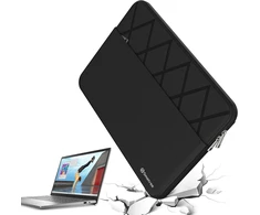Smatree 14 colių smūgiams atsparus nešiojamojo kompiuterio dėklas, vandeniui atsparus apsauginis plonas dangtelis, pritaikytas dell latitude 5430 chromebook arba 2-in-1, dell inspiron 14 3420 14 colių nešiojamojo kompiuterio krepšys, juodas (e429)