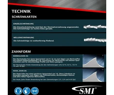 Smi 2 bi-metalinių juostinių pjūklų rinkinys M42, matmenys 1335 x 13 x 0,65 mm, 10/14 Tpi, pvz., Femi 780 Xl, 783 Xl, 782 Xl, Berg &amp; Schmid Mbs 85, Flex Sbg 4908 ir 4910, Alfra, Flott, Metallkraft