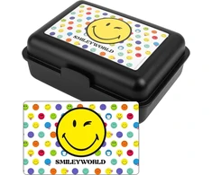 Smileyworld Pietų Dėžutė su Dalikliu, Juoda