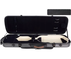 Smuiko dėklas Oblong 4/4 M-case Juodas Point - Tamsiai mėlynas