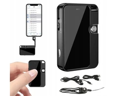 Šnipinėjimo diktofonas Mini 32gb įrašymo aktyvavimas balsu triukšmo mažinimas + ausinės