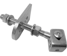 So-tools® Vartų vyris m16 u ilgas su privirinamu skirtuku, cinkuotas, reguliuojama konstrukcinė juosta, vartų vyrio privirinimo juosta