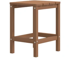 Sodo Adirondack staliukas, rudos spalvos, 38x38x46cm, HDPE