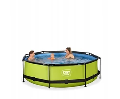 Sodo baseinas su filtru Exit Lime 300 x 76 cm žalias