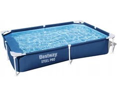 Sodo baseinas su rėmu Steel Pro 221x150x43 cm - Bestway 56401, 2025 modelis