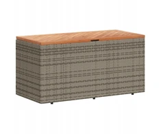 Sodo dėžė iš poliratano 110x50x45 cm pilkai rudos spalvos