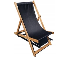 Sodo kėdė, storas bukas, dažytas rėmas, medinė kėdė, premium juoda