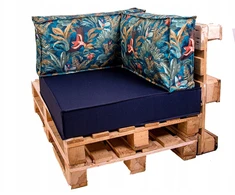 Sodo pagalvė kampinis komplektas Foam paletėms baldams terasa 80x80x15