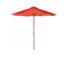Sodo skėtis 270 cm raudonas