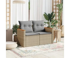 Sodo sofa-kėdė, sodo baldai terasai, balkonui, sodui, rotangas