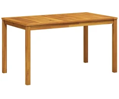 Sodo stalas, 140x80x74cm, akacijos medienos masyvas