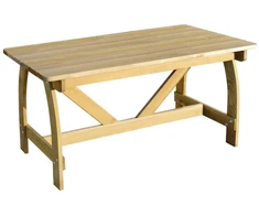 Sodo stalas, 150x74x75cm, impregnuota pušies mediena