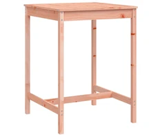 Sodo stalas, 82,5x82,5x110cm, duoglas eglės medienos masyvas