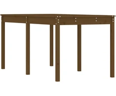 Sodo stalas, medaus rudas, 159,5x82,5x76cm, pušies masyvas