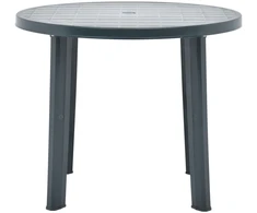 Sodo stalas, žalios spalvos, 89cm, plastikas