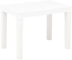 Sodo suoliukai, 2vnt., baltos spalvos, plastikas
