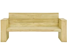 Sodo suoliukas, 179cm, impregnuota pušies mediena
