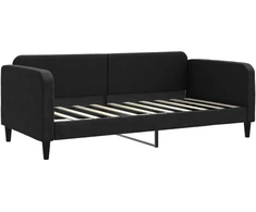 Lova Sofa, juodos spalvos, 90x190cm, audinys