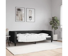 Lova Sofa, juodos spalvos, 90x200cm, audinys