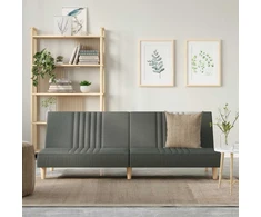 Fotelis Sofa-lova, tamsiai pilkos spalvos, audinys