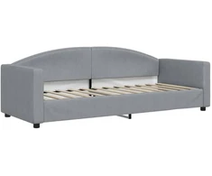 Lova Sofa, šviesiai pilkos spalvos, 80x200cm, audinys