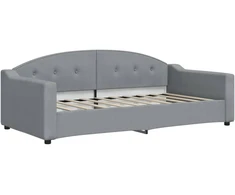 Lova Sofa, šviesiai pilkos spalvos, 90x190cm, audinys