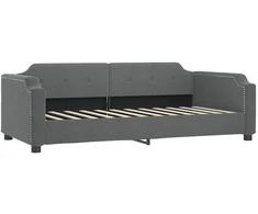 Lova Sofa, tamsiai pilkos spalvos, 80x200cm, audinys