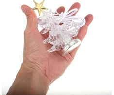 Solustre 2 vnt. Kalėdinės eglutės naktinė lemputė Led mini kalėdinės eglutės naktinė lemputė Usb stalinė lempa spalvinga šviesa Kalėdinė stalinė lempa vakarėlių festivalio miegamojo Kalėdų dekoravimo dovana