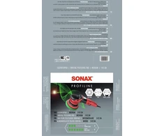 Sonax 04933410 143 geltona poliravimo kempinė Dual Action, x1