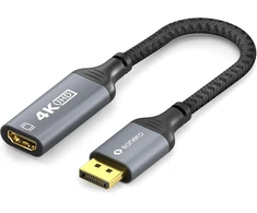 Sonero Displayport į Hdmi Adapteris 4k 60hz, 2k 120hz, 0.1m