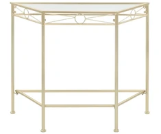 Šonin. stal., auksinės sp., 87x34x73cm, metalas, vint. stil.