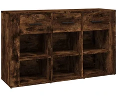 Šoninė spintelė, dūminio ąžuolo, 100x30x59,5cm, mediena