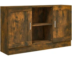 Šoninė spintelė, dūminio ąžuolo, 120x30,5x70cm, mediena