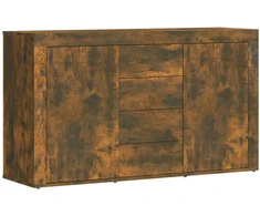Šoninė spintelė, dūminio ąžuolo spalvos, 120x36x69cm, mediena