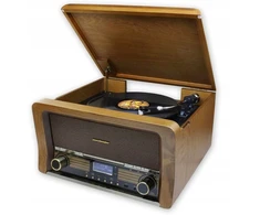Soundmaster Nr50 patefonas radijas fm dab+ cd/mp3 usb bluetooth įrašymas