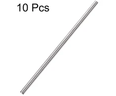 Sourcing map 10 vnt. 304 metalinių sodo stulpų paketas, 6 mm x 300 mm metaliniai strypai "pasidaryk pats" amatams, motociklams, dekoravimui, sodui