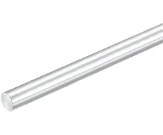 Sourcing map 12 mm skersmens apvalus aliuminio strypas, 400 mm ilgio, sukimo strypo medžiaga "pasidaryk pats"
